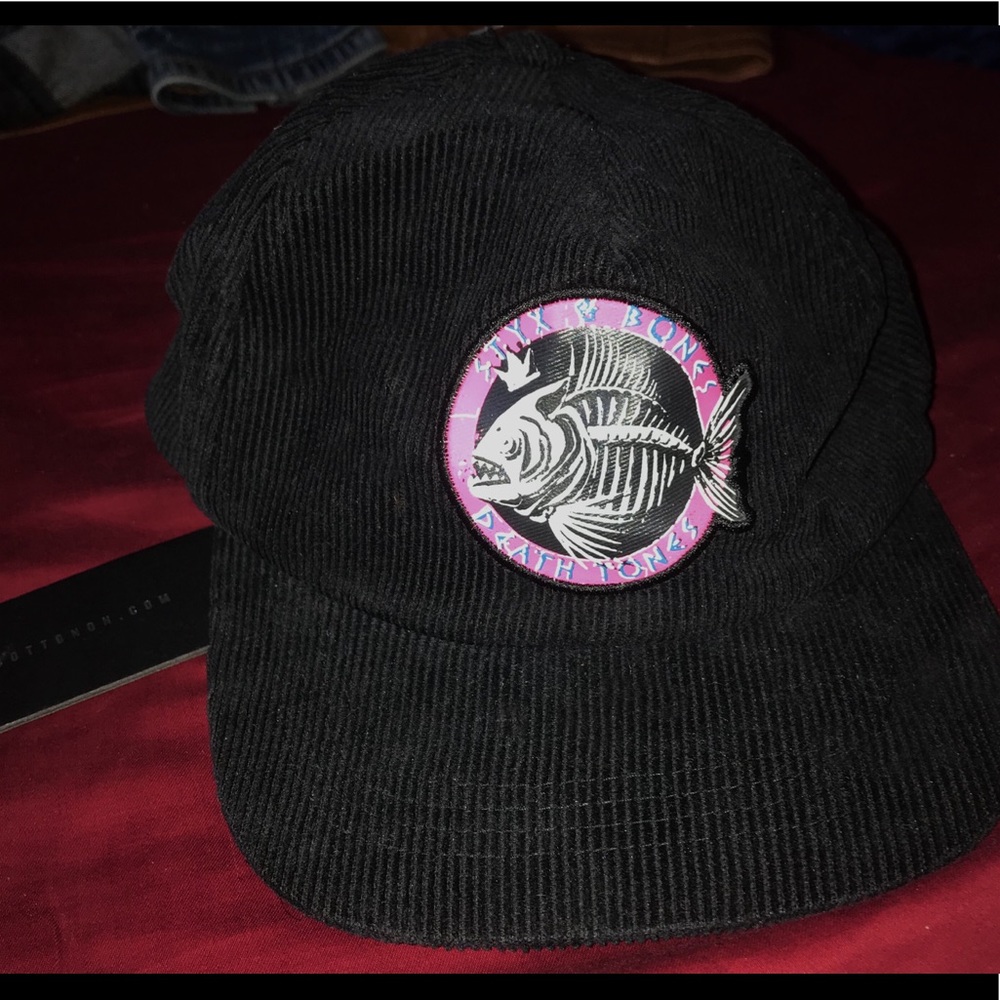 Cotton On Accessories Black Snap Back Hat